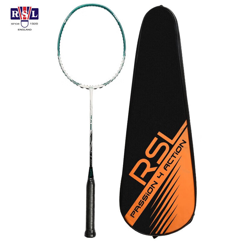 亚狮龙羽毛球拍全碳素5u单拍白绿fl-600green空拍