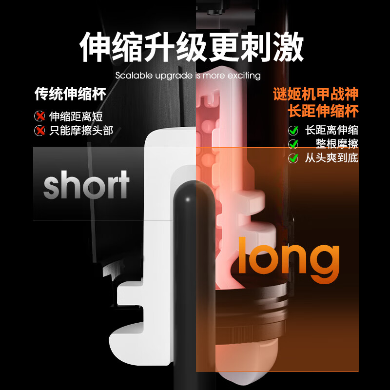谜姬电动飞机杯全自动男生专用床上自慰器男人用性士成人用品斐济圣杯 机甲战神APP伸缩震动-自卫情趣玩具1:1生理还原