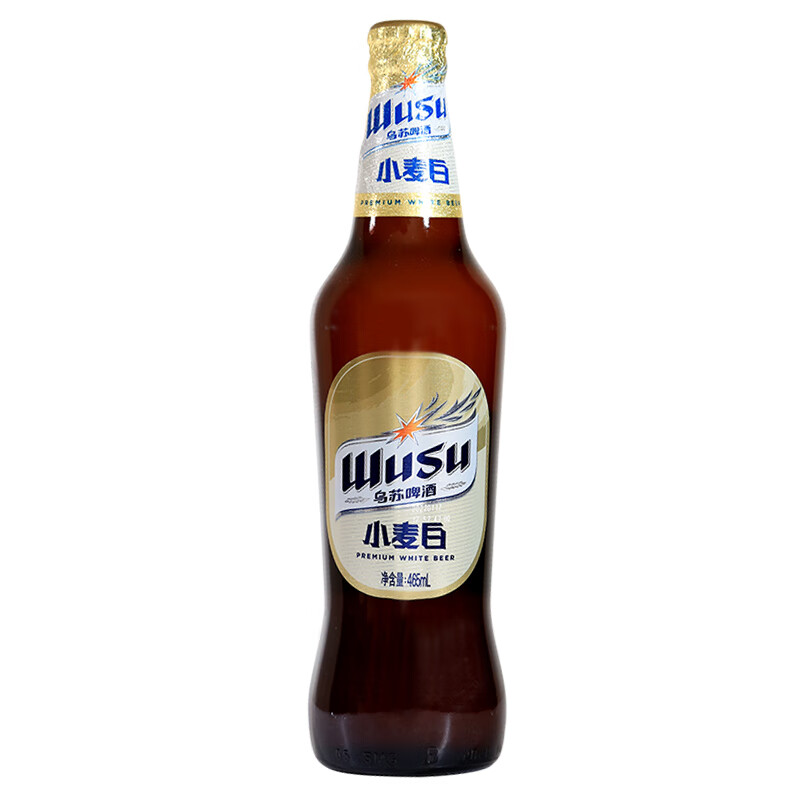 乌苏白啤新疆乌苏啤酒小麦白夺命大乌苏465ml*6瓶破损包赔 12瓶