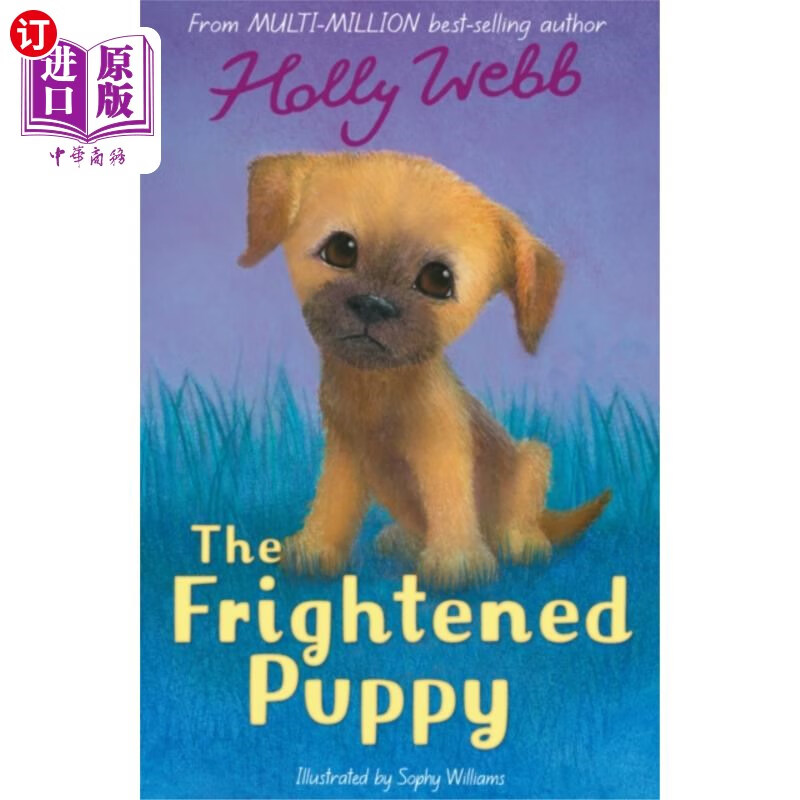 海外直订古英语 frightened puppy 害怕小狗