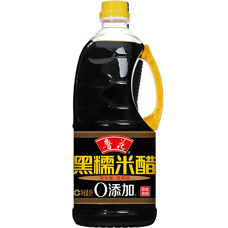 鲁花黑糯米醋1L 黑糯米酿造 零添加  凉拌点蘸饺子炒菜 厨房调味