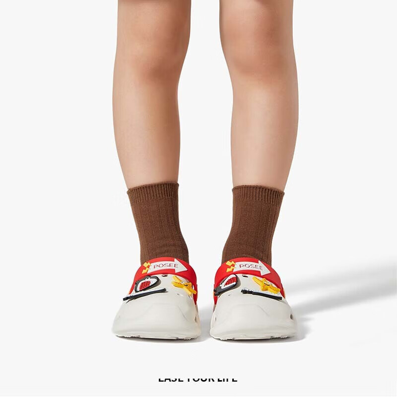 朴西海底总动员夏季室外女童凉拖鞋居家防滑宝宝拖鞋儿童洞洞鞋男 纯洁白 24-25 (170mm)