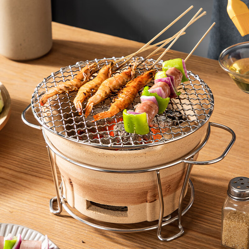 家用龙眼木炭茶室茶道核桃碳无烟耐烧乌榄橄榄果碳易燃耐烧高温碳 核桃果碳-1斤装(送助燃碳)