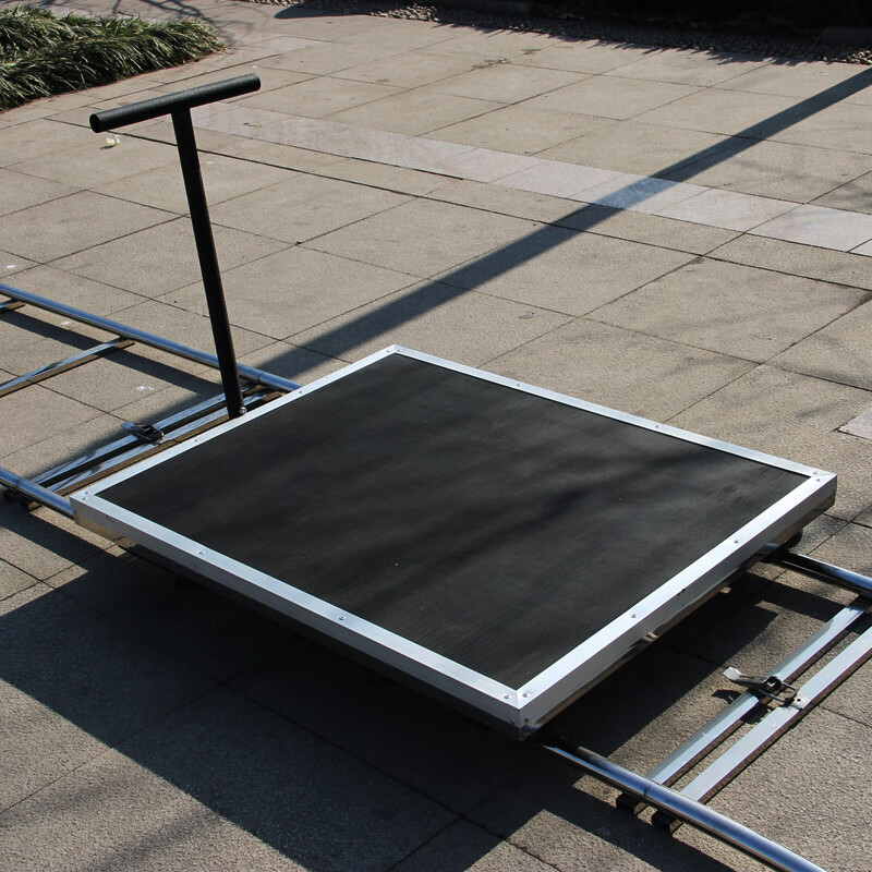 斯文婉专业摄像轨道车重型影视滑轨载人电影轨道可折叠推车摄影轨道车