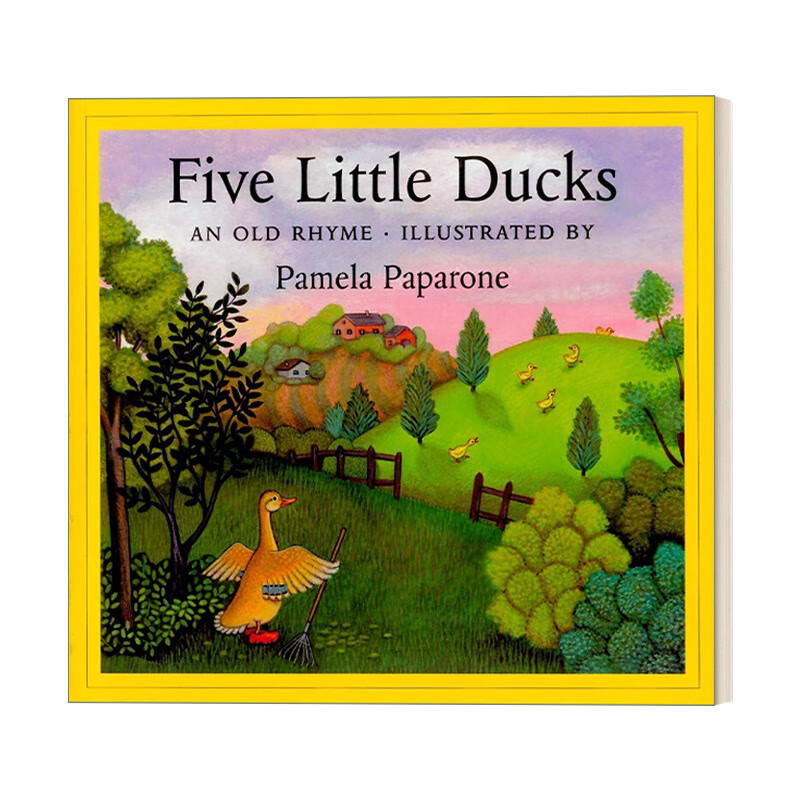 进口原版绘本 five little ducks 五只小鸭子 英文版 英语原版书籍