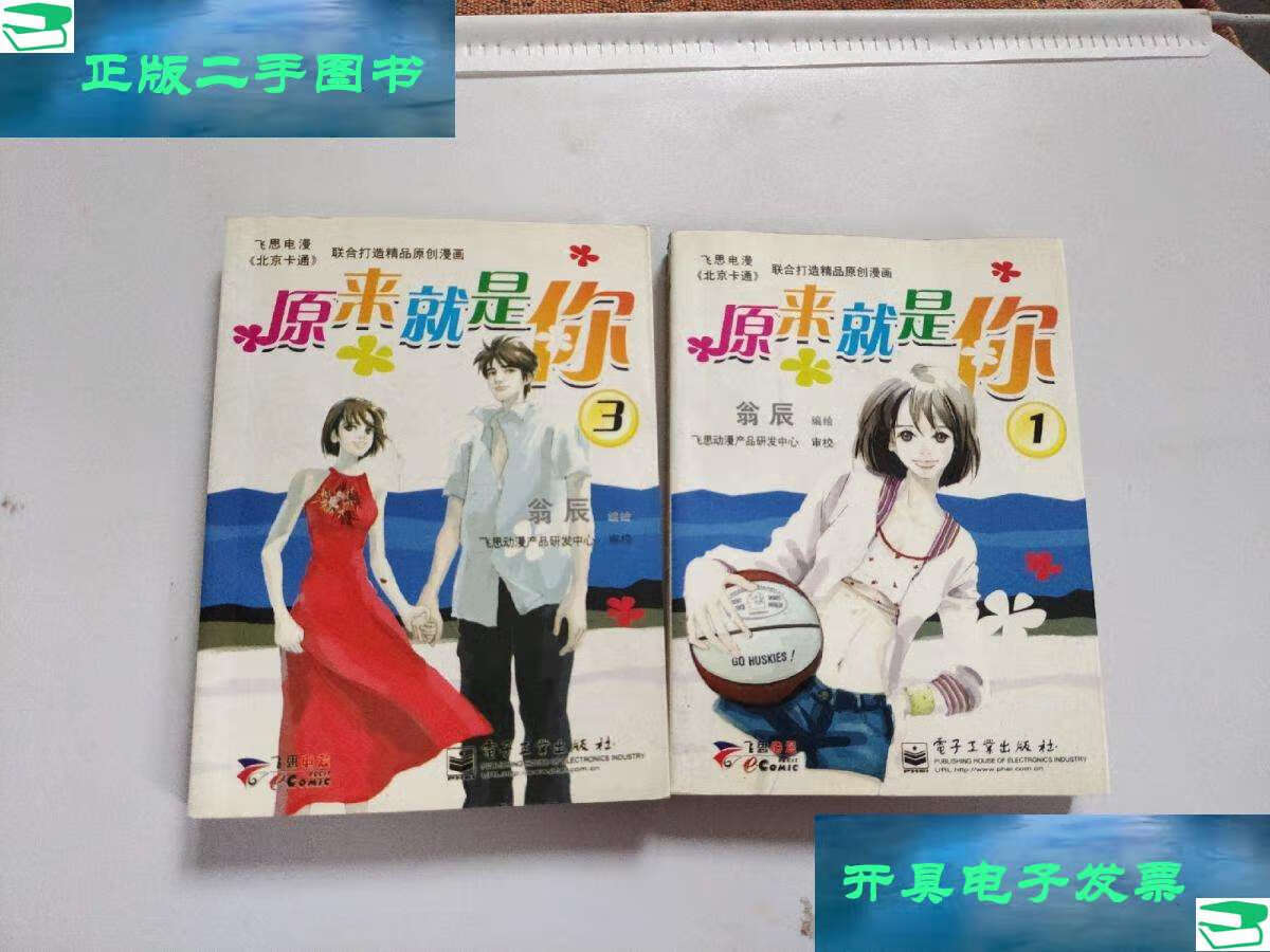 【二手9成新】原来就是你(1.3)【两本合售】 /翁辰 电子工业