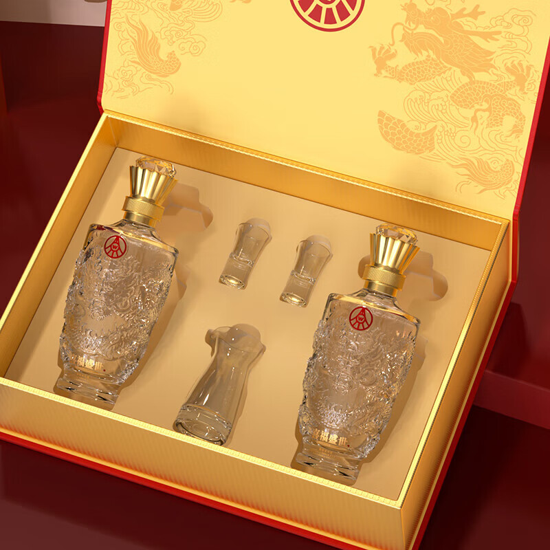 五粮液股份出品官方授权52度优级浓香型白酒喜福盛世52度500mL 2 五粮液股份出品官方授权52度优级浓香型白酒喜福盛世52度500mL 2