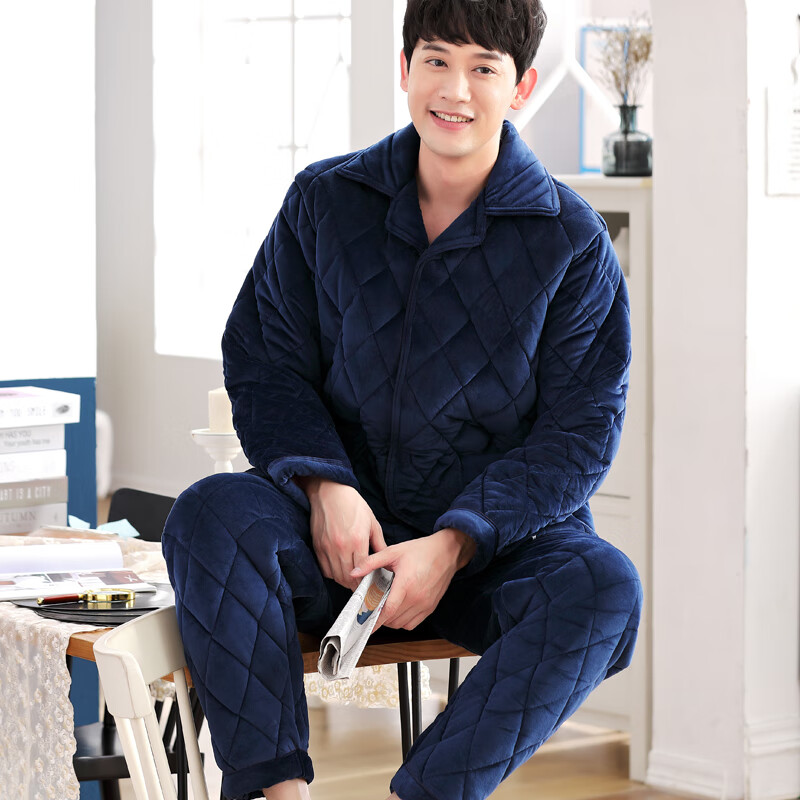 氧摩监狱装睡衣 看守所监狱衣冬季男装棉衣睡衣加厚保暖套装囚犯劳改