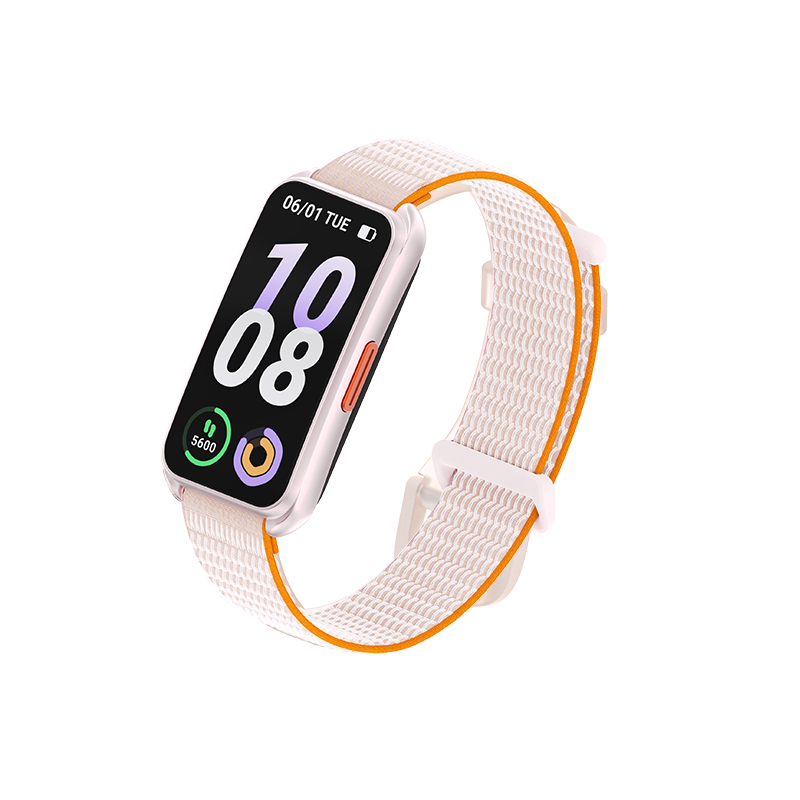 Keep智能運(yùn)動(dòng)手環(huán) 血氧心率監(jiān)測(cè)手環(huán) 乒乓球、羽毛球?qū)I(yè)模式數(shù)據(jù)記錄 B5暮云粉編織表帶版 