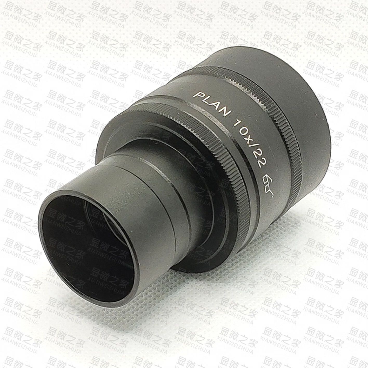 可调节平场广角目镜10x22 带刻度 专业 刻度物镜 目镜 plan 白色