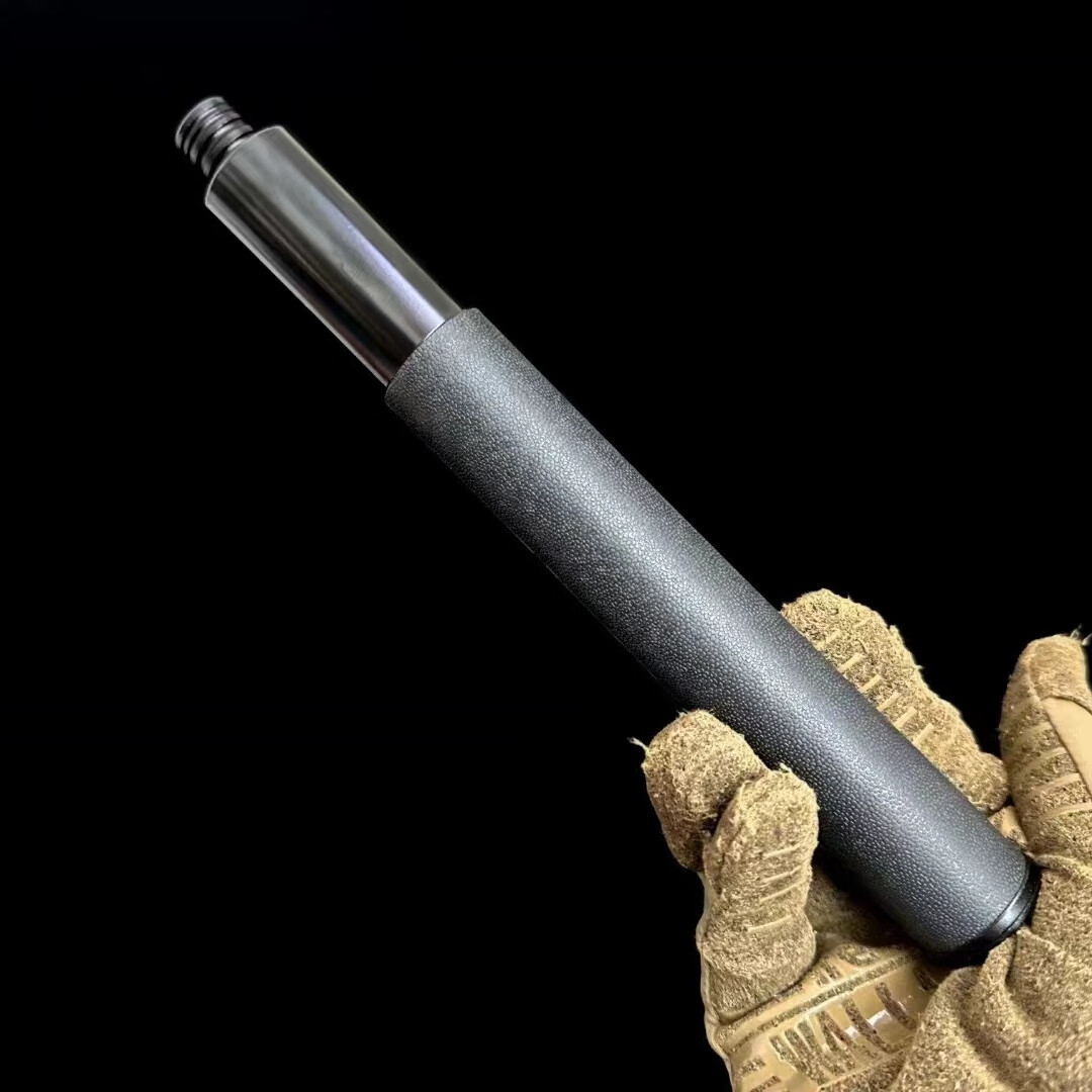 新标机械甩棍轻重基础三节机械棍合金铝合金合金钢 新标轻击机械棍纯