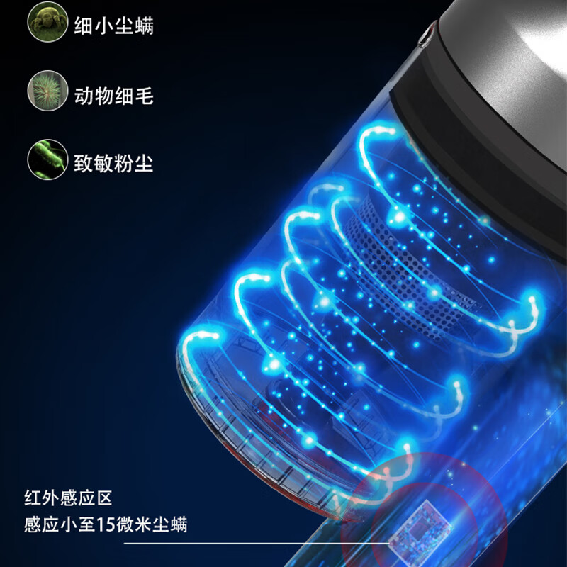 徕芬万家手持无线吸尘器静音大吸力长续航吸尘拖地擦地一体智能全自动除螨床宝猫狗宠物家庭车载懒人适用 V101智享版