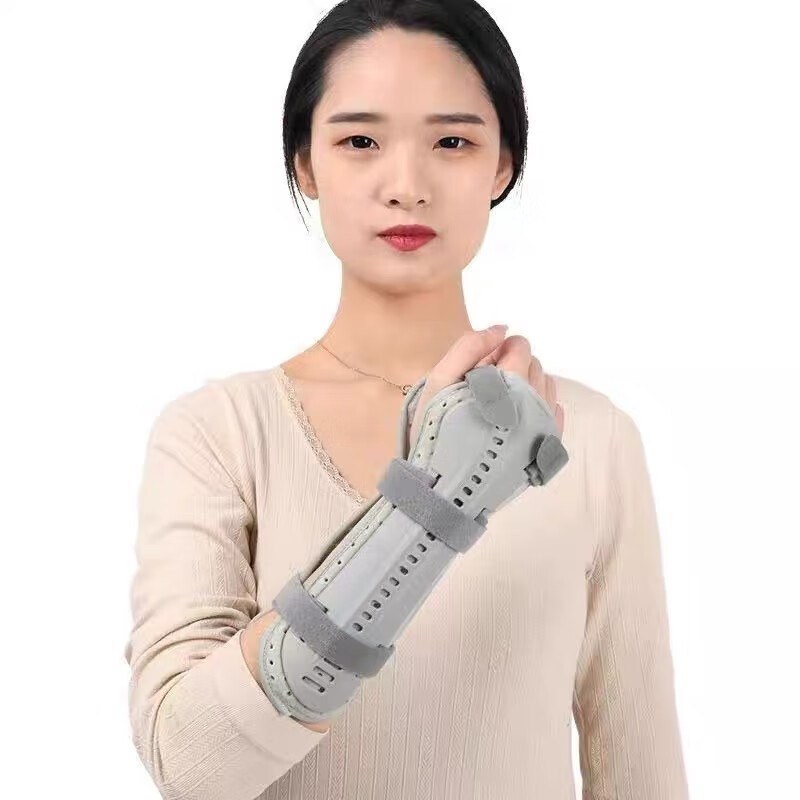 儿童骨折固定护具专业手腕尺桡骨腕关节远端前臂手臂骨折固定支架夹板支具吊带护具护腕 成人款左臂支具（10岁以上）【顺丰加急】【鎹吊带+ 均码