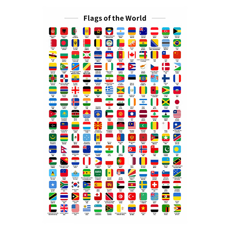 各国装饰画 各国装饰画国家旗帜图标挂画 办公室会议室客厅壁 图谱