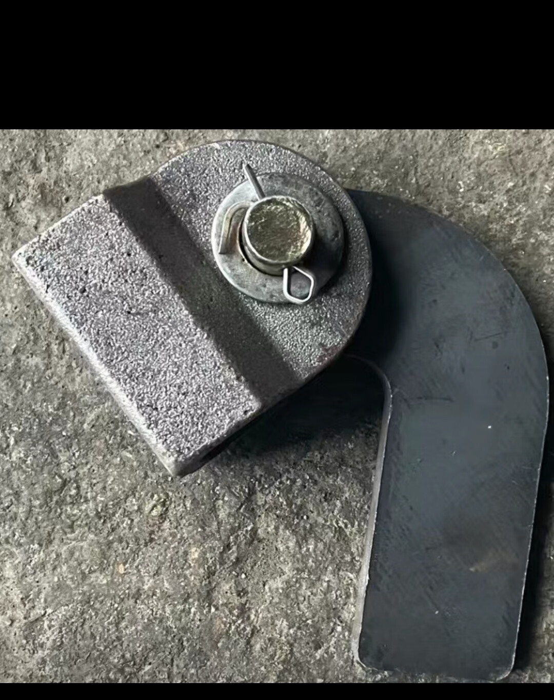 刘不丁五征三轮车农用车后门自卸配件吊耳合页组合铸铁改装挂钩焊接