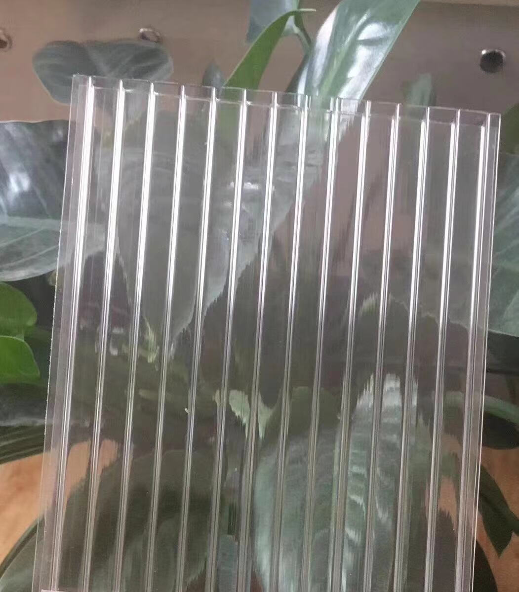善集昌阳光板透明雨棚车棚户外隔热采光中空心聚碳酸酯遮阳婚庆pc耐力