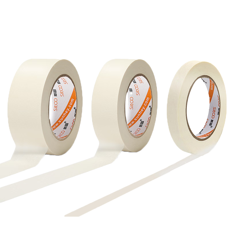 斯圖（sitoo）無(wú)痕美紋紙膠帶噴漆涂裝修遮蔽保護膜美文膠紙弱粘性和紙膠帶美術(shù)分色紙 40mm*50m 1卷