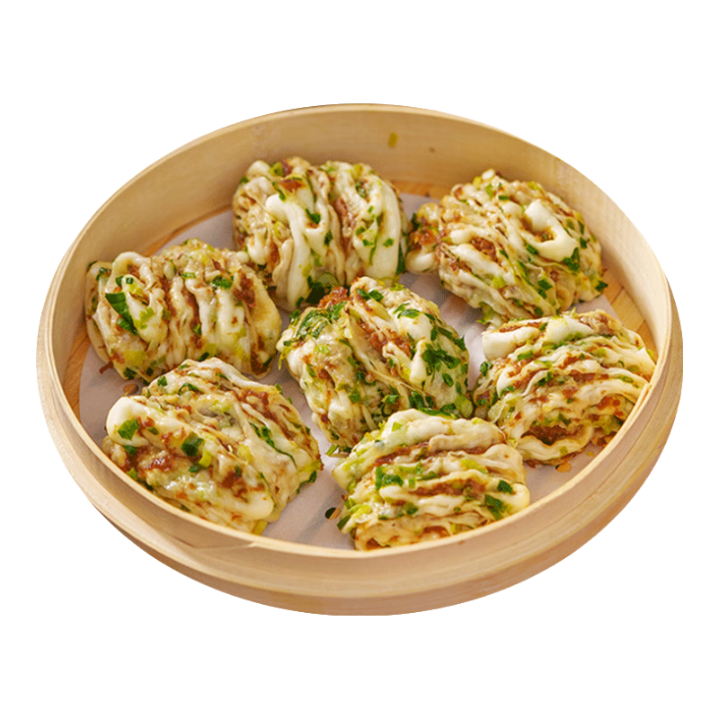 爱稞云点香葱黑猪肉肉花卷(原味)360g/8只 速冻早餐半成品面点儿童早饭