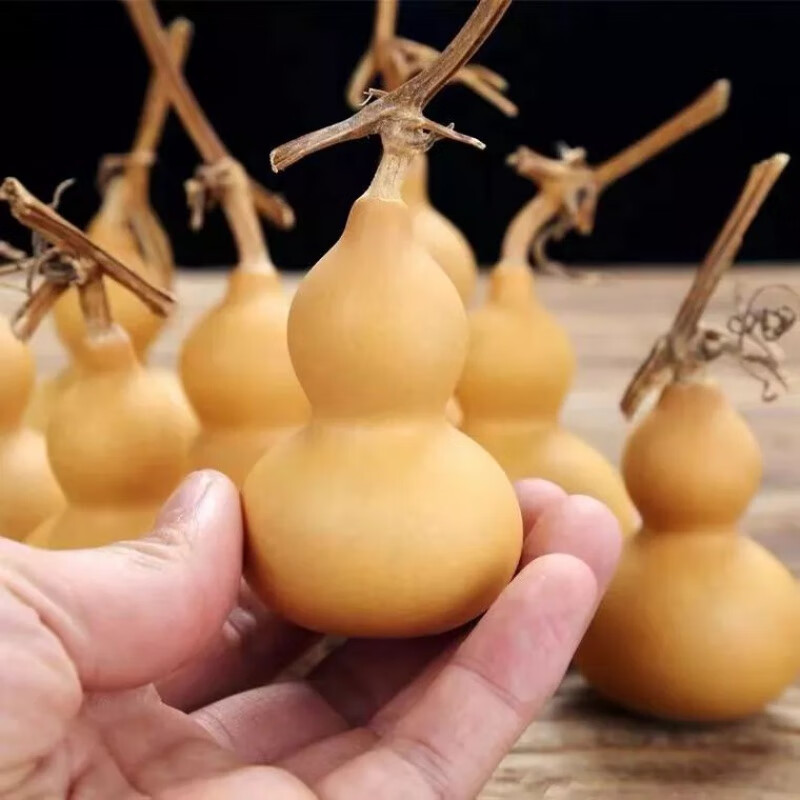 【精选】精品手捻小葫芦文玩小葫芦手把件包浆葫芦手把件 7cm 1个