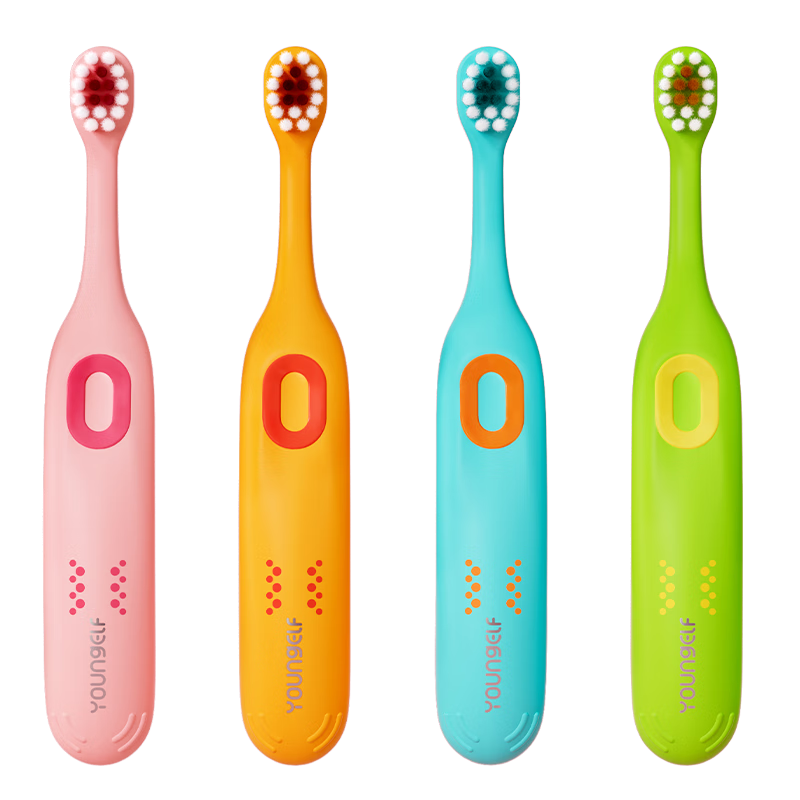 ���� ��ͯ��ˢ 3-6����ë���������� 4֧װ ����Ӥ�׿�ǻ���ѵ��ר�� 19.9Ԫ