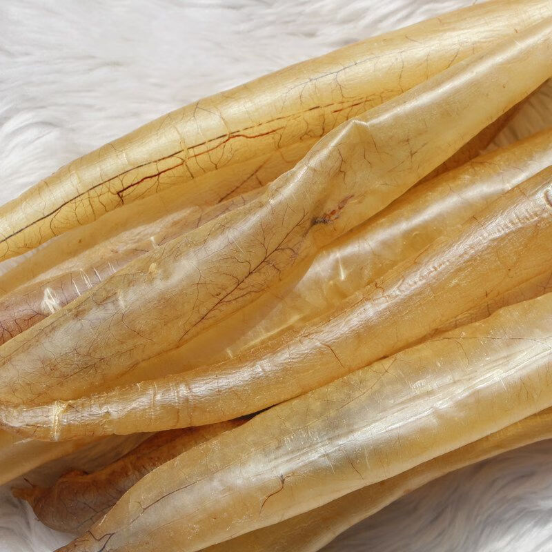 鳗鱼胶浙江野生天然鳗鱼胶花胶黄花鱼胶干货鱼鳔上品鱼肚50g包邮 特大