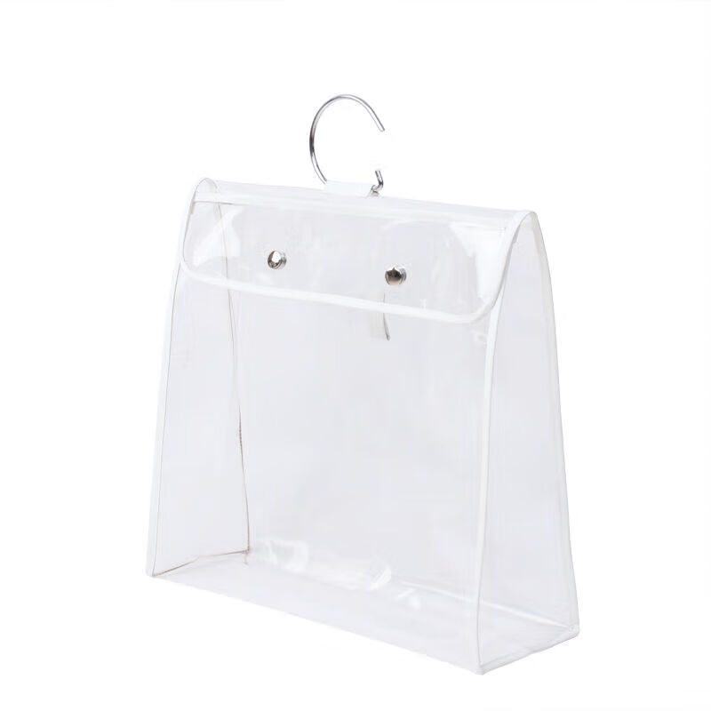 ABDTTPU包包防尘袋透明收纳袋整理保护皮包衣柜宿舍用悬挂式收纳挂袋 白色 XS(28*15*25cm)