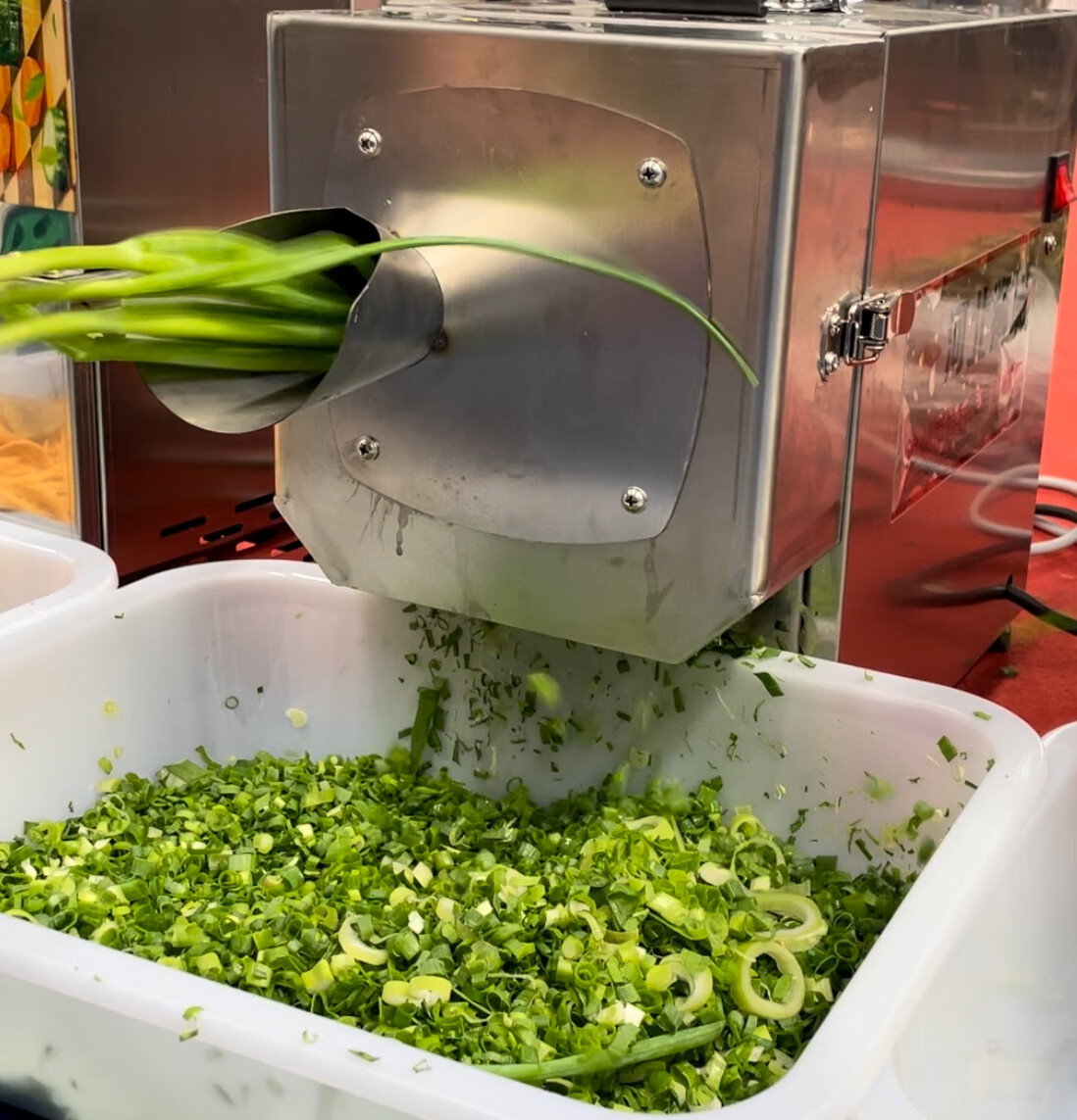 莺雀切菜器商用切葱花机切韭菜机多功能电动全自动小型食堂用切辣椒机