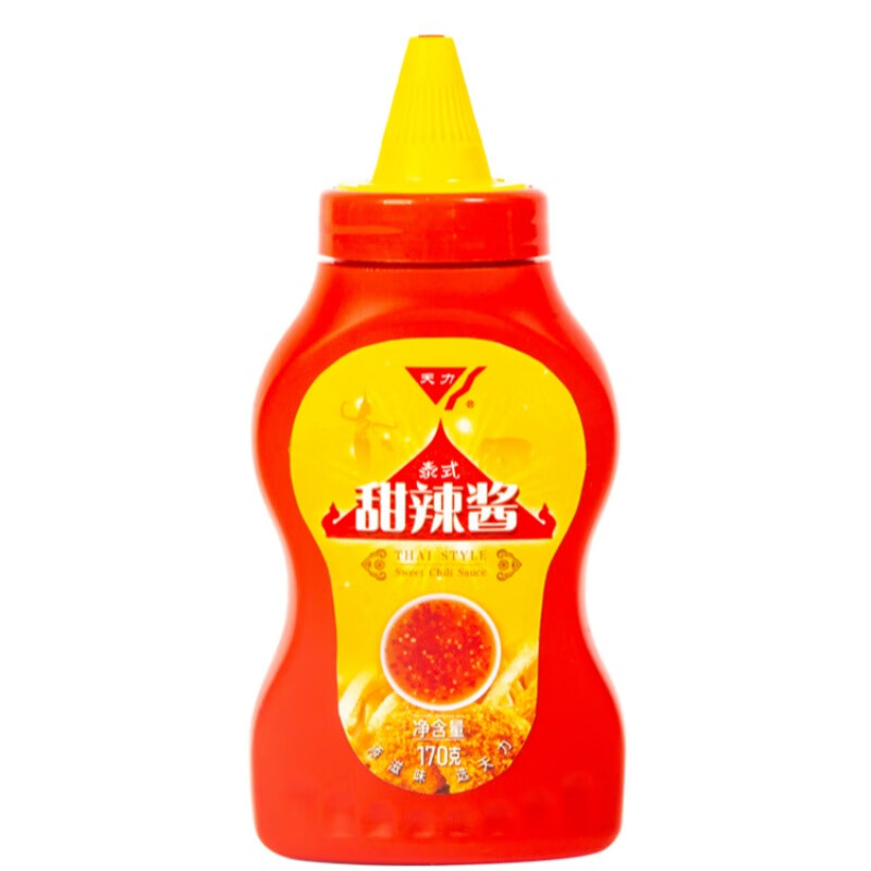天力泰式甜辣醬 燒烤炸雞蘸料拌飯拌面辣椒醬家用調(diào)味品 170g*1瓶