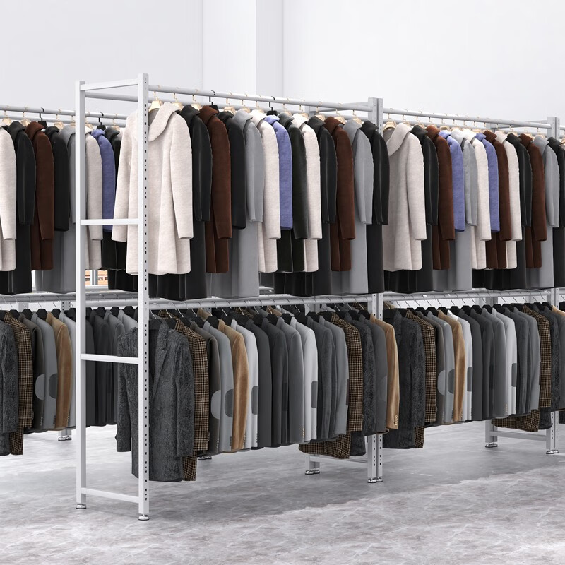 惠利得服装工厂货架服装店仓库货架服装陈列挂衣架晾衣展示货架仓储