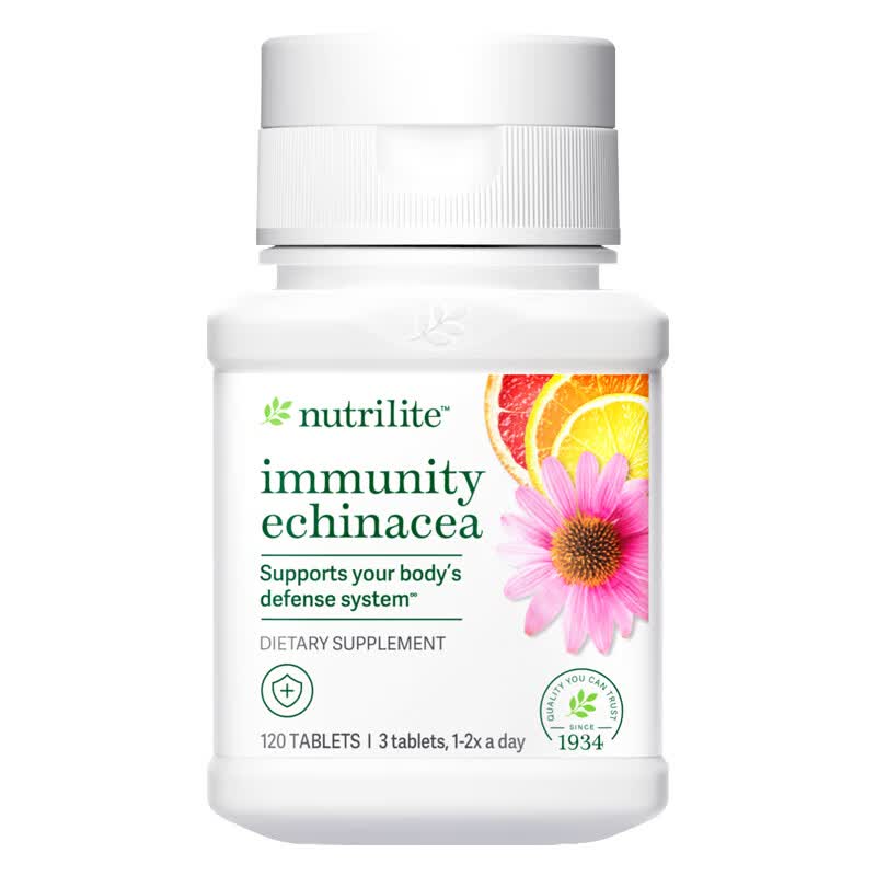 美国安利纽崔莱松果菊健体片120片 紫锥花菊提取物精华免疫