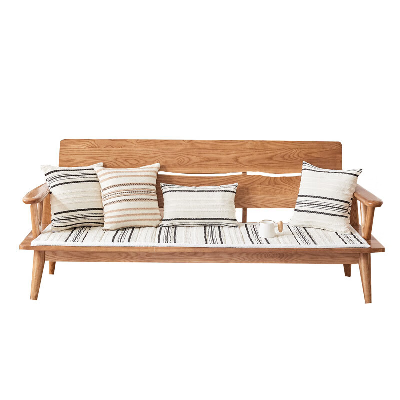 鹿婕实木加厚沙发垫简约雪尼尔秋冬季保暖防滑坐垫子客厅红木沙发椅垫 加厚大格子雪尼尔-咖色 定做联系客服/不退不换