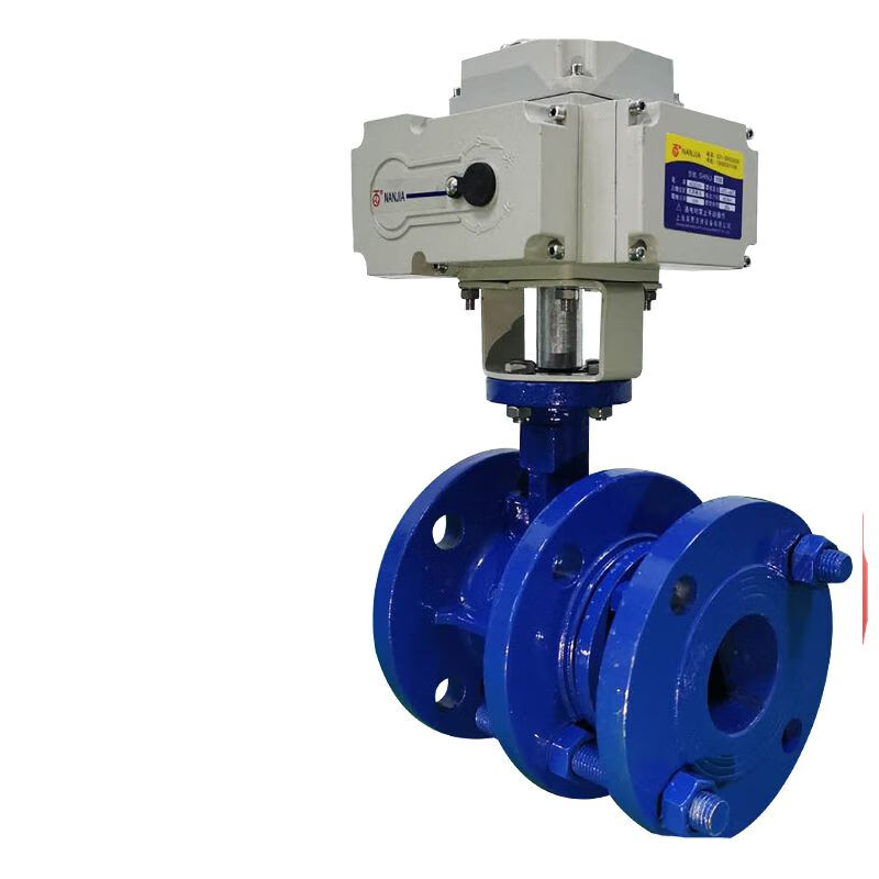 电动伸缩蝶阀dn100法兰软密封水处理排污管暖通泵房调节阀sd941x dn50