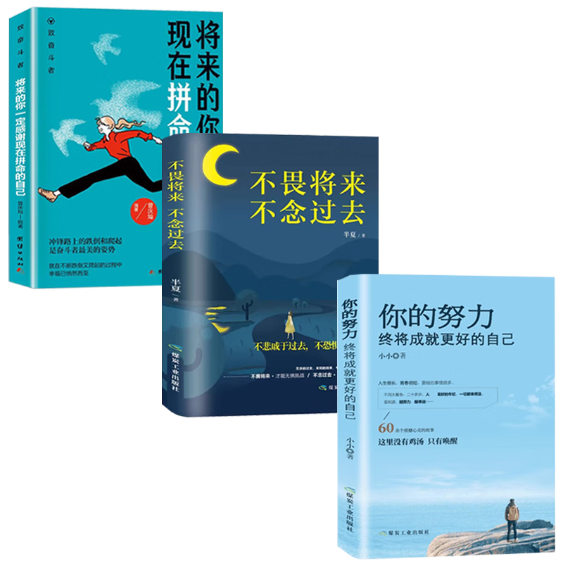 你的努力终将成就更好的自己+将来的你一定感谢现在拼命的自己+不畏将来不念过去（全3册）书籍