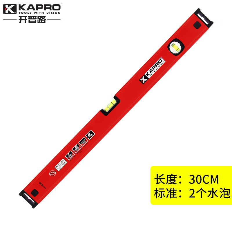 開(kāi)拓（EXPLOIT）789水平尺鋁合金多功能厚強磁性平水尺高精度平衡尺 789-40NP-30cm