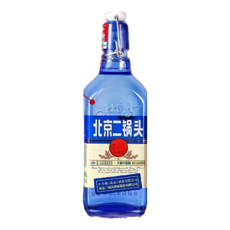 永丰牌北京二锅头白酒出口小方瓶1.5L三斤装大瓶纯粮食口粮酒正品保证 42度 1.5L 1瓶 大蓝品鉴装换购