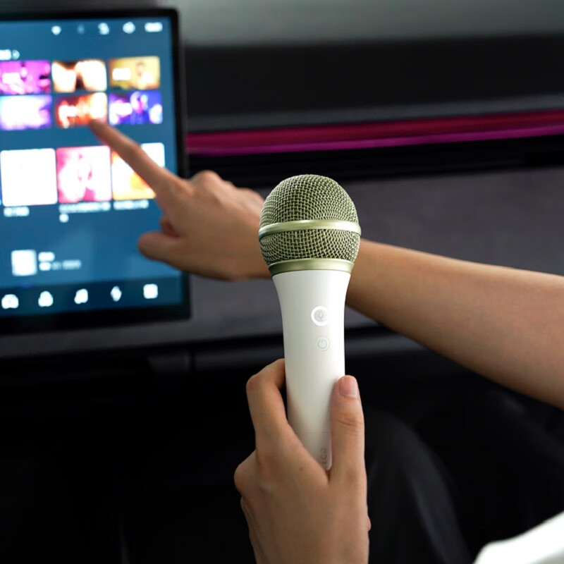 领克车载麦克风 无线话筒双支含收纳包小巧便携适配领克07领克08 领克08EM-P(24/25款)