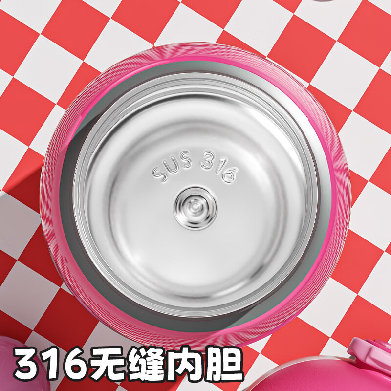 bobo儿童直饮保温杯350ml婴幼儿学饮水杯幼儿园宝宝专用防呛小学生 蓝色