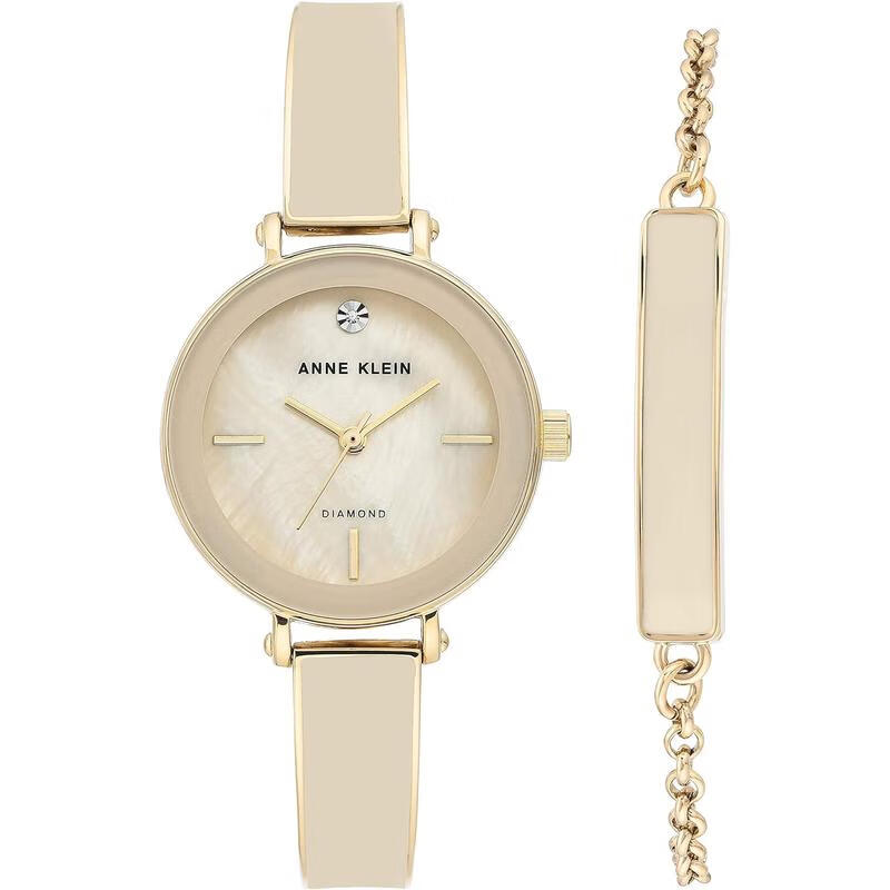 安妮克莱因(anne klein)女士手表 genuine 优雅精致日式石英机芯 30m