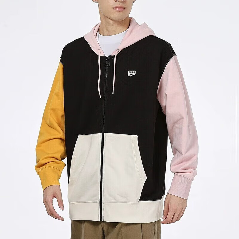 彪马（PUMA）男子运动立领防风夹克外套532679-01 L