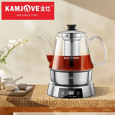 金灶（KAMJOVE）金灶E85煮茶器蒸汽喷淋煮茶炉茶壶玻璃电茶烧水壶电热水壶养生壶 金灶E85（煮茶/养生/烧水）