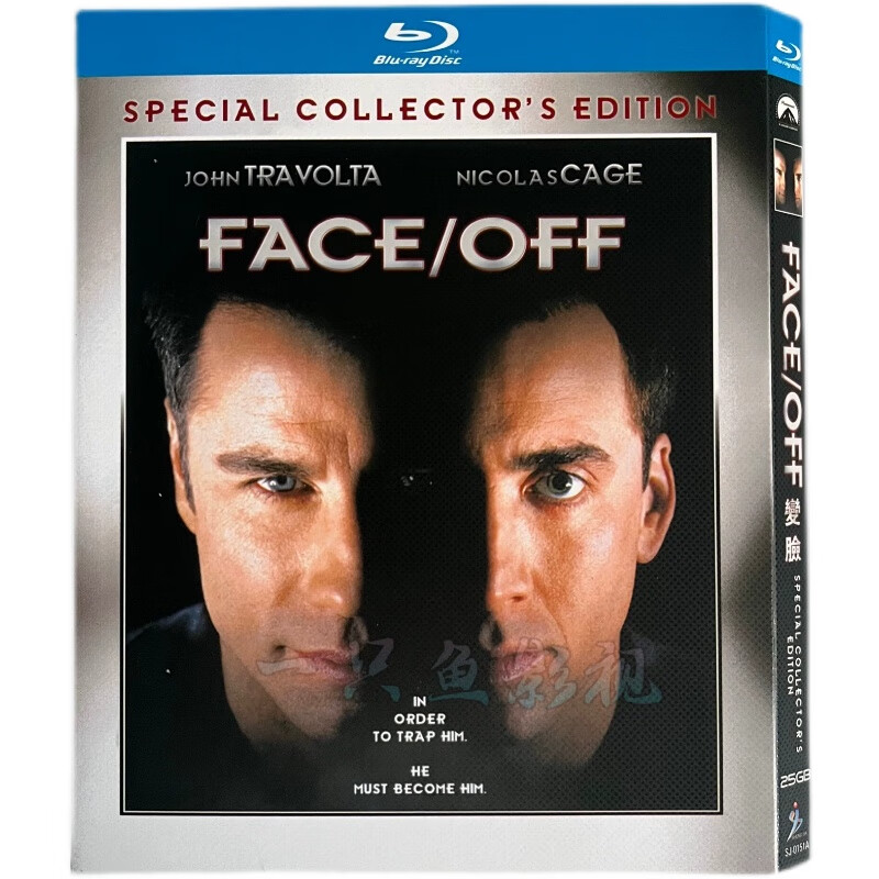 吴宇森电影 变脸/夺面双雄bd蓝光碟片 高清盒装国英语中字