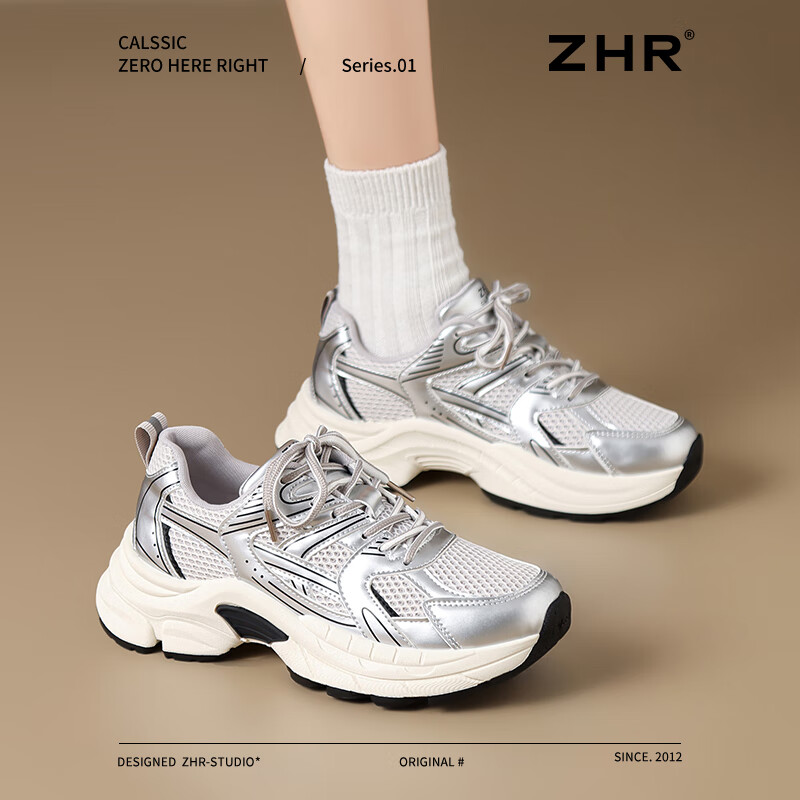 ZHR��ɫ�ϵ�ЬŮ���＾�¿�ٴ��˶�Ь����������͸������Ь��Ů ��ɫ 37