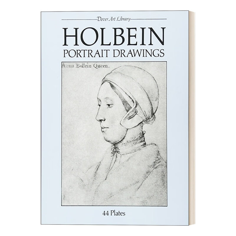 进口原版 holbein portrait drawings 霍尔拜因的肖像图画 英文版