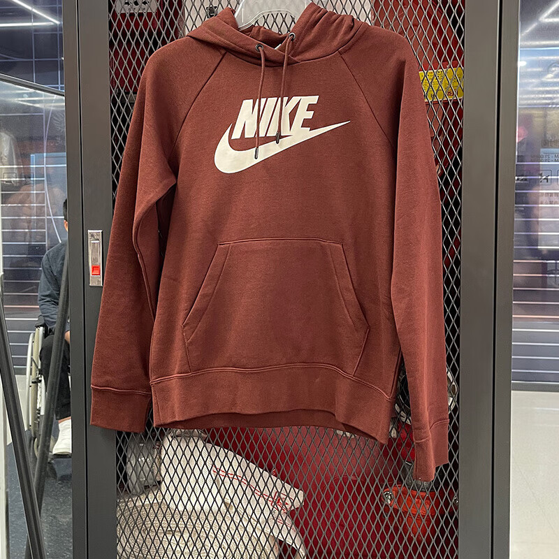 春季新款运动服跑步训练健身潮流时尚舒适套头衫 bv4127-273咖啡棕 s