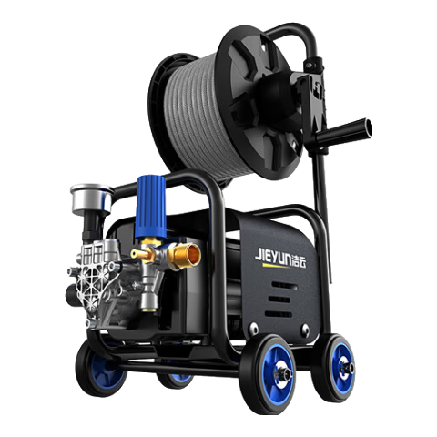 潔云220V大功率洗車(chē)機(jī)高壓水槍家用商用工業(yè)清洗機(jī)工廠養(yǎng)殖場(chǎng)洗地 5200W 峰值功率+40米管+卷管收納+水壓調(diào)節(jié)