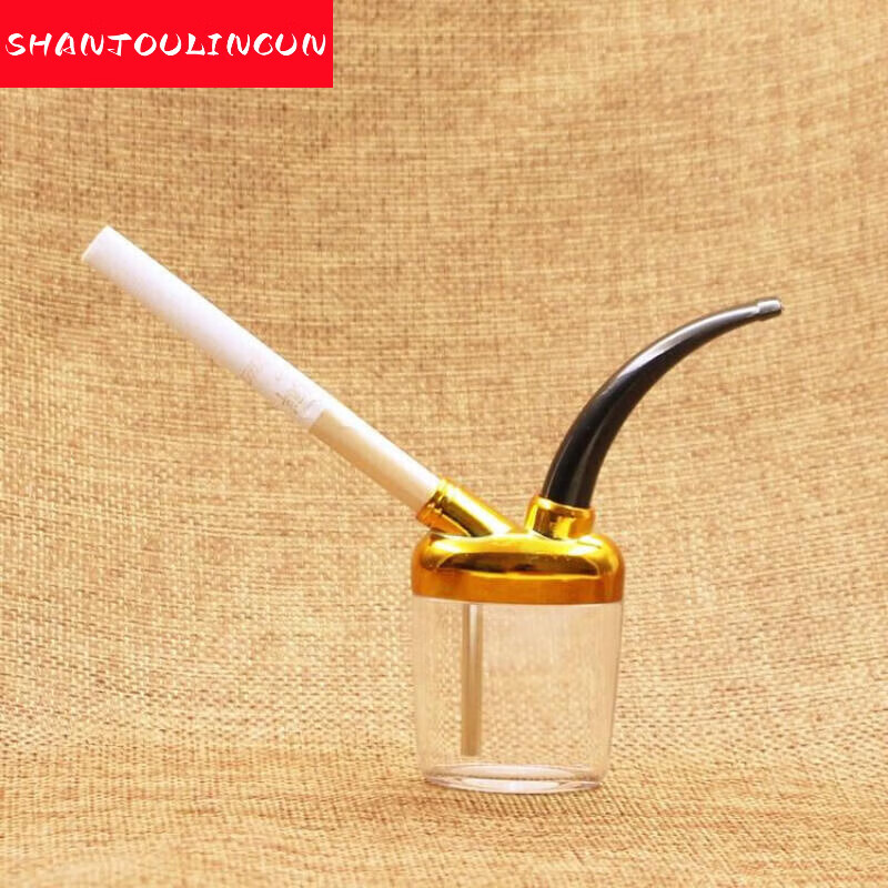 山头林村创意迷你水烟壶过滤水烟斗健康水烟筒男烟嘴通用过滤戒烟具