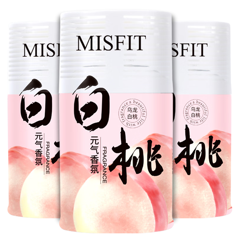 MISFIT香氛液400ml*3瓶 浴室香氛香薰空氣清新劑衛(wèi)生間廁所除臭 白桃