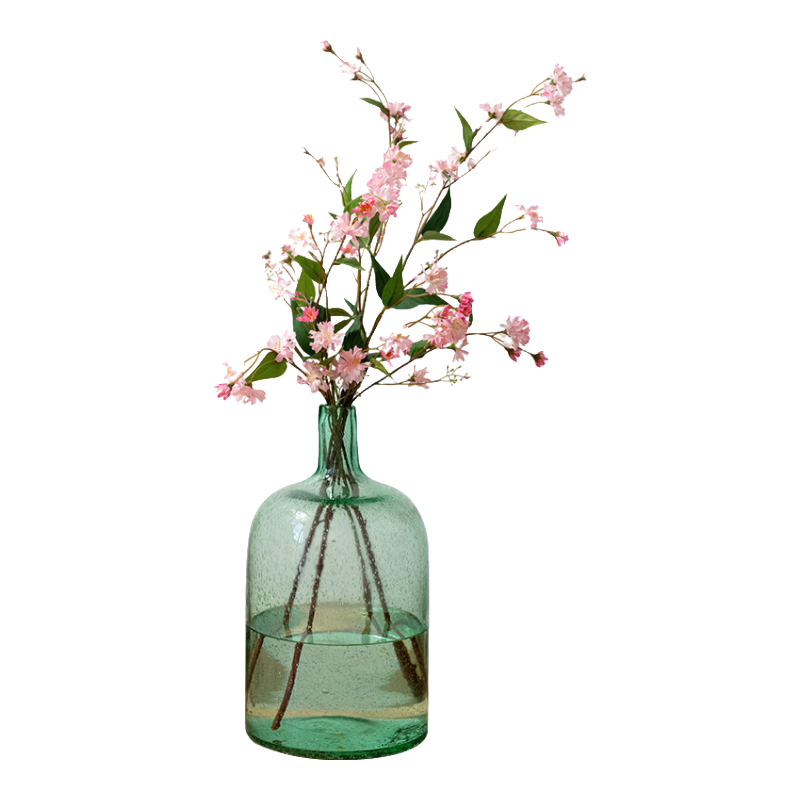 掬涵仿真柳菊花花藝干花擺件輕奢高檔插花綠植餐桌玄關(guān)裝飾品擺件 三支柳菊白色