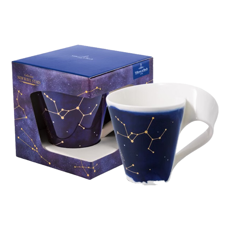 德國唯寶（Villeroy&Boch）生日送禮NEW WAVE星座杯 精美禮盒馬克杯 咖啡杯 創(chuàng  )意個(gè)性潮流杯 射手座 300ml