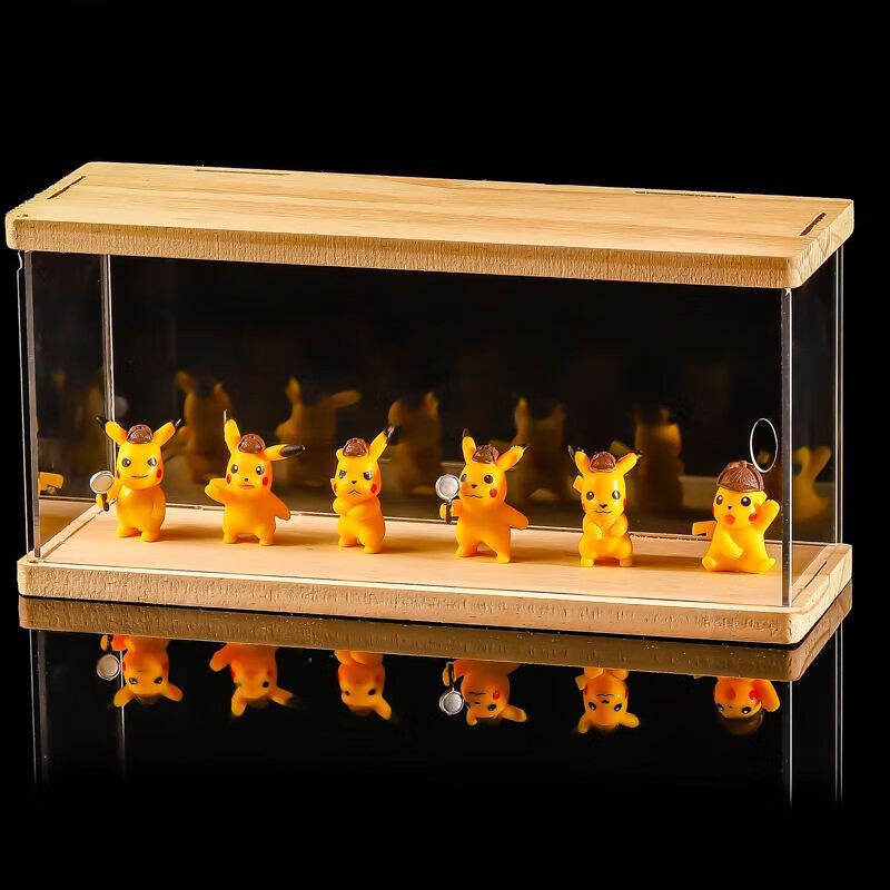 q版宝可梦皮卡丘手办公仔桌面创意装饰品摆件生日礼物送儿童男孩 d1